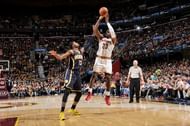 Paul George LeBron James 2015